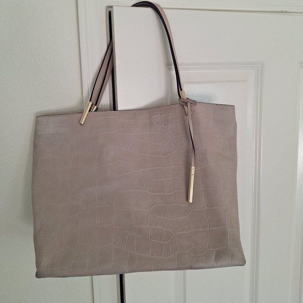 Kate Spade cream soft leather tote bag